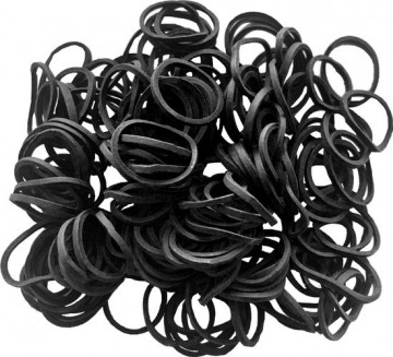 Paarden elastiekjes zwart1