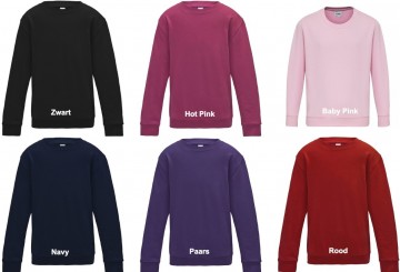 Sweater kleurenoverzicht